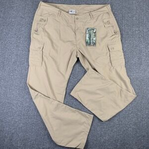 Clothing Arts Pants Men 42x34 Khaki P Cubed Adventure Traveler Utility NEW